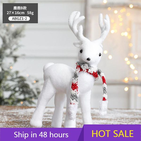 Decorações de Natal 2022 Decoração do boneco de neve velhos homem elk esquilo urso polar urso desktop ornamentos