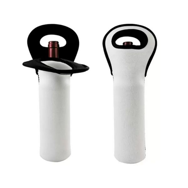 Vinhos 25 oz lidam com sublimação saco de vinho neoprene mangas de garrafa de garrafa de porta -vozes sacolas de carrinho para protetor de cerveja de cerveja champanhe garrafas de água viajar piquenique 1221