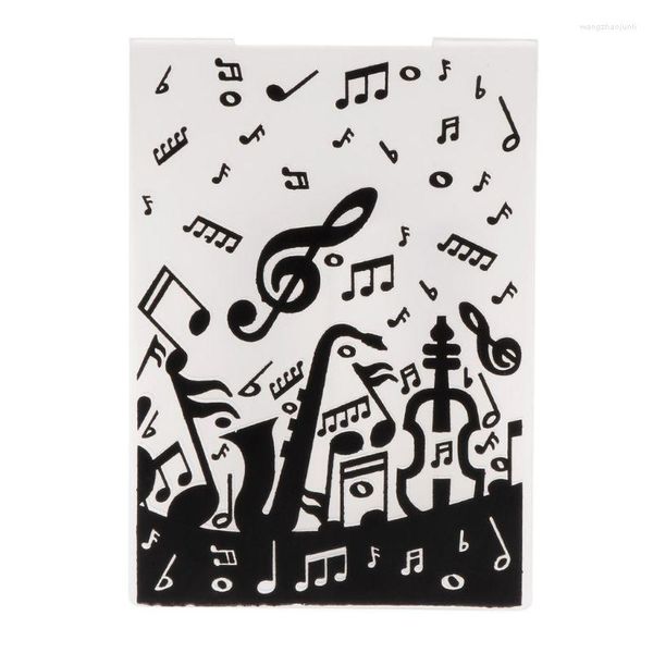 Modello di cartella per goffratura in plastica per confezione regalo per album di ritagli fai-da-te Po Card Paper Craft Music Note