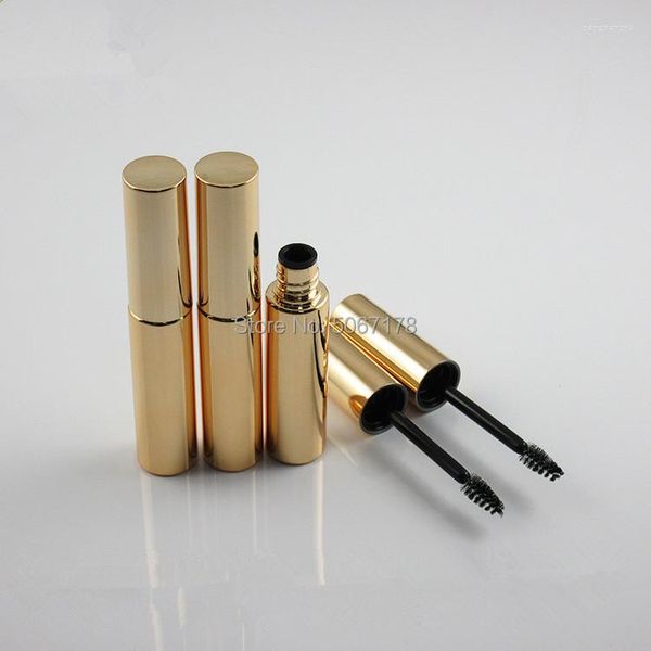 Vorratsflaschen 20/50/100 Stück leere Mascara-Rohrfläschchen/Flasche/Behälter mit Goldkappe für Wimpernwachstumsmedium 8 ml