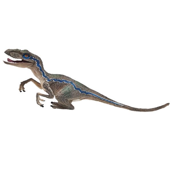 Декомпрессия игрушка синий велосираптор динозавр фигура фигура животных модели модели животных сплошной фигур