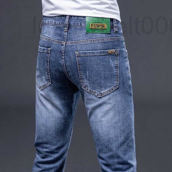 Herren Jeans Designer Wear 2022 Frühling Sommer Neue Slim Fit Füße Elastische Mode Qualität Lange Hosen T1A6