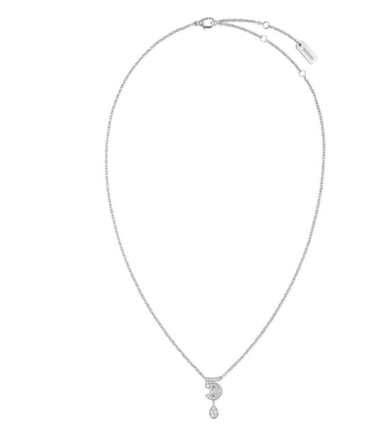 Chan 5 colar novo em luxo jóias finas colar de corrente para mulheres pingente k ouro coração designer senhoras moda pérola canal saturno
