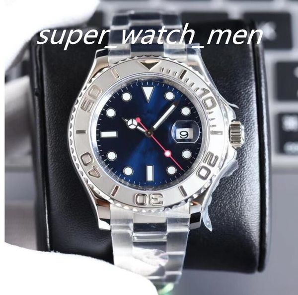 Orologi di lusso Super Version per uomo 40mm 2836-3135 movimento meccanico automatico 904L log in acciaio pregiato super luminoso serie yacht impermeabile