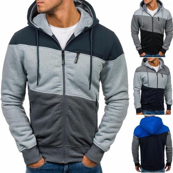 Männer Hoodies Herbst Muster Europa Und Amerika Mann Mode Mehrfarbige Spleißen Typ Männlich Geld Mit Kapuze Kappe Big Code Sweatshirt männer