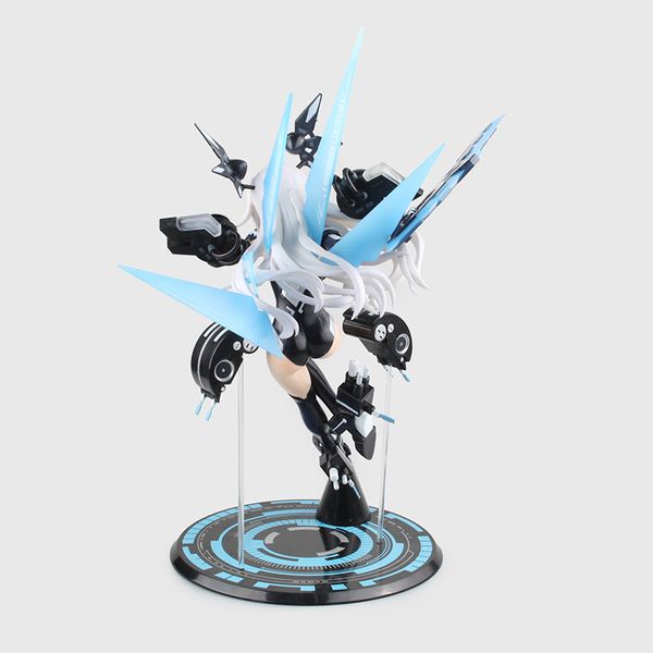 Декомпрессионная игрушка аниме Hyperdimension Neptunia Black Heart Noire Neptune масштаб 1/7 Battle Ver.Фигурка из ПВХ Коллекционная модель игрушки Дол высшей версии.