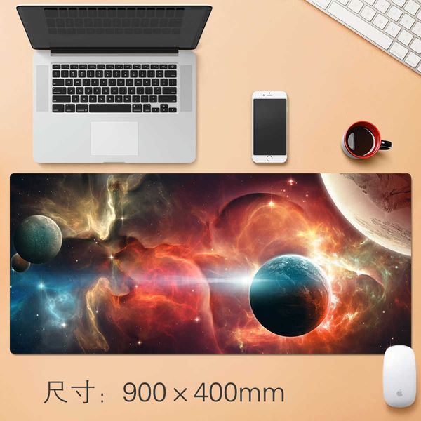 800 x 300 x 3 mm, Sternenhimmel, niedliches Mauspad, kreativ, INS, Xl, Spiel, Computer, Tastatur, Büro, Tischset, Weihnachtsgeschenk, Kawaii-Schreibtisch