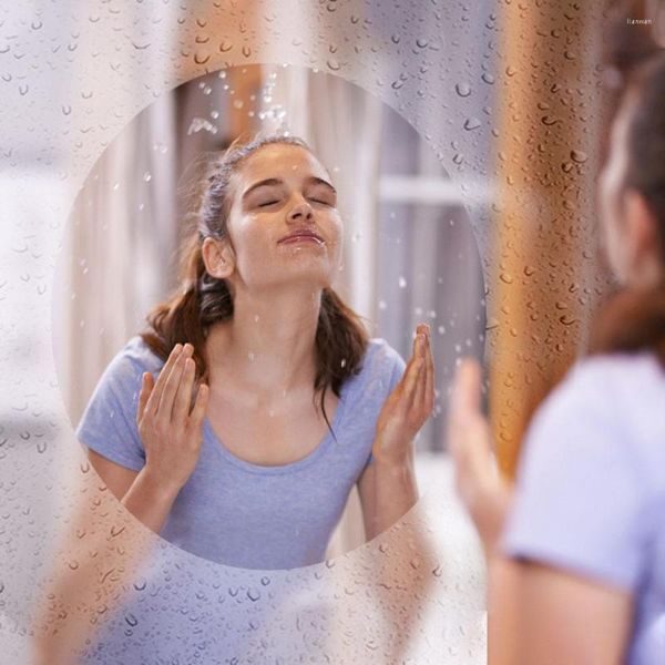 Adesivi per finestre SUNICE Pellicola anti-forgiatura Specchio per bagno Tinta per vetro Trasparente Uso Pellicole per doccia per la casa in PET 152cmX100cm