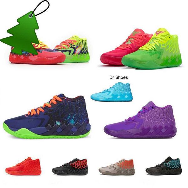 Stiefel Herren LaMelo Ball MB 01 Basketballschuhe Rick Morty Rot Grün Galaxy Lila Blau Grau Schwarz Queen Buzz City Melo Turnschuhe Tennis