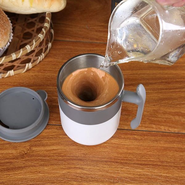 Кружки креативная кофейная чашка без заряда портативное охлаждение блендера интеллектуальное автоматическое магнитное смешивание без электричества