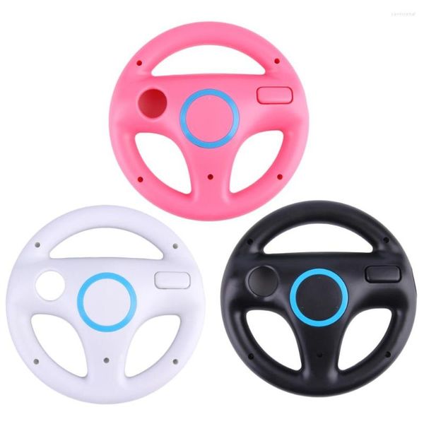 Controladores de jogo 6 cores 1pcs Mulit-Colors Mariokart Racing Wheel Games Direcion para Wii Remote Controller