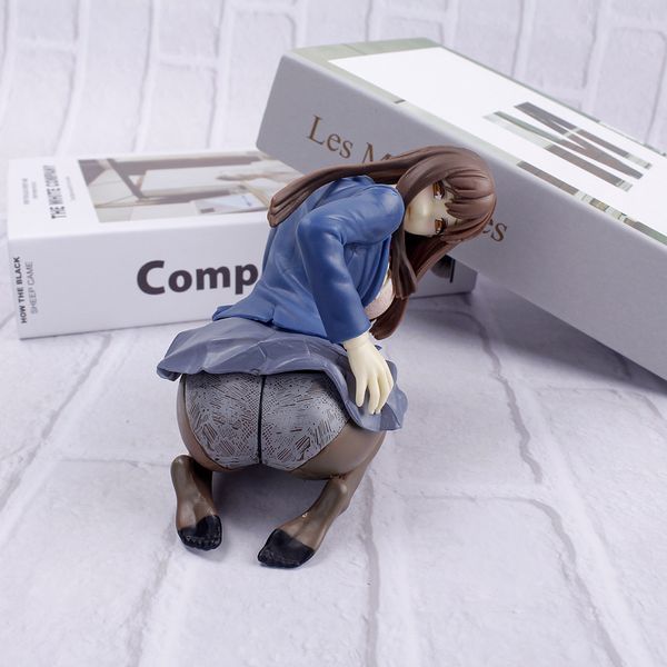 Miniature Toys Native Beautiful Girl Series Ashume Mashu ajoelhado 1/6 PVC 15cm Figura Anime Coleção Sexy Modelo Doll Toy Desk GI