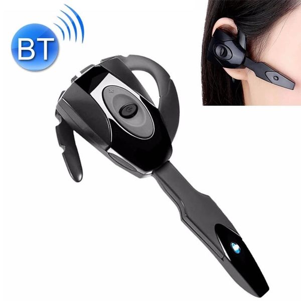 Fones de ouvido sem fio Handsfree Business Compat￭vel com Bluetooth Microfone recarreg￡vel de espera para condu￧￣o de alta sensibilidade