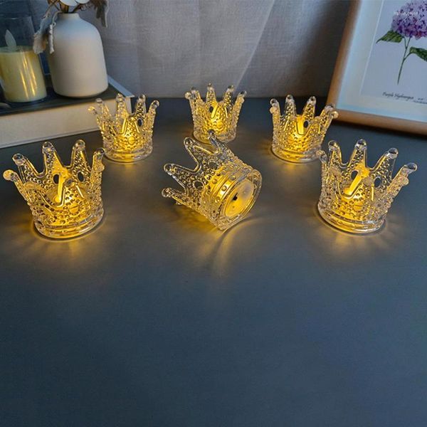 Luzes noturnas 6pcs Velas Lumin