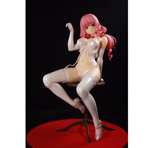 Miniatures Toys Beautiful Girl Series Girl Kamino Shizuku 1/7 PVC 22 cm Figura Anime Sexy Collezione Modello Dantina Tamella Desca Ornamento GIF