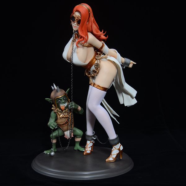 Miniatures Toys Native Beautiful Girl Series Linda rainha capturada por Goblins PVC Figura Anime Cole￧￣o Sexy Modelo Doll Toy Desk de mesa de brinquedo