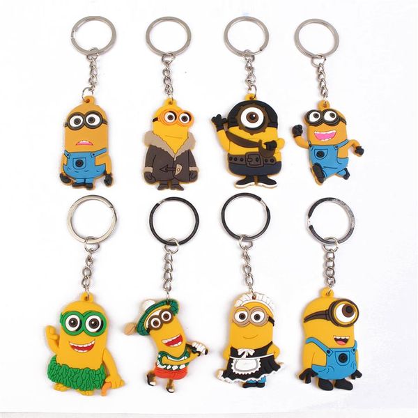 NOVA BACA DE CHAGA ACESSORIES DE ACESSORIES DE CACHONCHAIN ​​ALIMENTAÇÃO FIGURA Figura Padrão engraçado Padrão Keycher Trigket Kid Children Minions2469