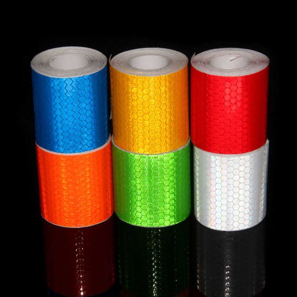 5CMx3M Car Styling Adesivi riflettenti Moto Automobile Striscia luminosa Decorazione Nastri adesivi