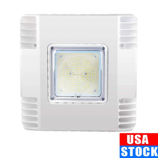 Super Bright 150W luci a baldacchino a led Stazione di servizio a gas Illuminazione Proiettori a led per esterni AC110-277v per luce da gioco 5500K Colore Crestech stock usa