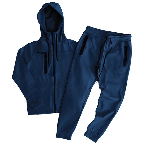 Calça de faixa de lã de lã de lã de tech de tech calças esportivas de calças de corredor de treinamento completo traje de corrida de jogging de fundo Techfleece Man Designer Jogger 2 Conjuntos