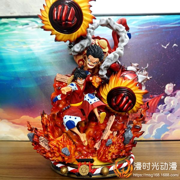 Новинка игры аниме Одно произведение Luffy Большой фигурное снаряжение 4 Great Ape King State State