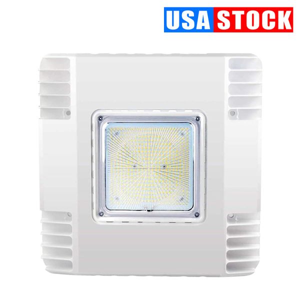 Luzes de LEDs posto de gasolina ao ar livre Dado de alumínio fundido de alumínio IP66 armazém para playground gym warehouse Light Floodhights AC 110V-277V 5500K Crestech Stock EUA