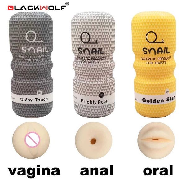 Itens de beleza lobo preto masculino masculpador xícara de vagina anal artificial de silicone realista breking sexy adulto erótico para homens produtos de pênis