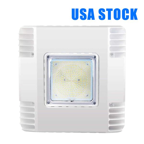 LED gölgelik ışıkları Benzin İstasyonu Taşıma Hafta Işık Dış Mekan Garaj IP66 110-277V 5500K 150W Stok ABD