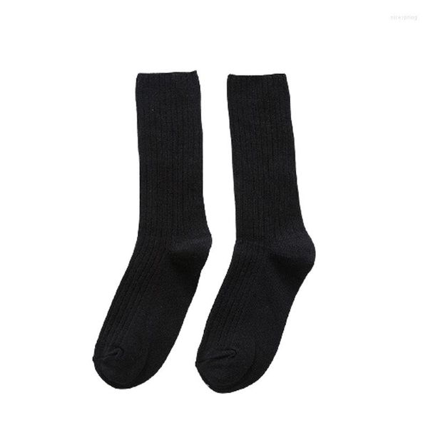 Sports Socks 2022 Moda Loja Mulheres Soft Mulheres Aunhadas Coste de tricô de algodão Solid ColorsSeasons Basic diariamente