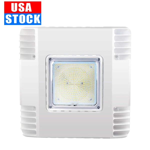 LED Flying Direct 150W Proiettori Lampada da soffitto a baldacchino Ultra efficiente da incasso a montaggio superficiale Stazione di servizio High Bay Lampada per posto auto coperto o garage Lampada 110-277 V Stock USA