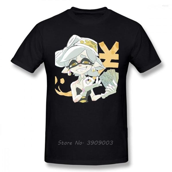 Heren T-shirts Splatoon Shirt Grappig Streetwear Grafische Man Plus Size Mannen Katoenen T-shirt Hiphop Tees Harajuku