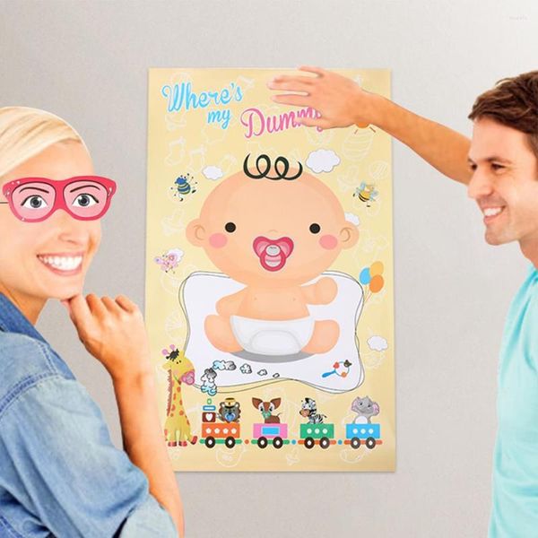 Party Dekoration Baby Dusche Hintergrund Poster Aufkleber Geschlecht offenbaren geboren Junge oder Mädchen Familie Hintergrund Spiel Requisiten Dekorationen