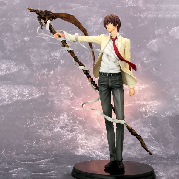 Neuheit Spiele 26 cm Death Note Anime Figur Yagami Light Manga Statue Figuren PVC Killer Kira Action Figure Sammeln Modell Puppe Spielzeug Dezember