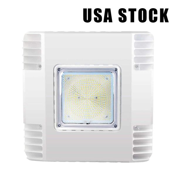 Luci a LED Proiettori per stazioni di servizio Magazzini Garage Parcheggio Illuminazione ad alta baia Impermeabile IP66 110-277 V 5500 K 150 W Stock USA