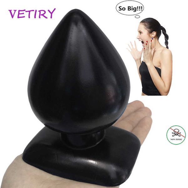 Schönheitsartikel Vetiry Super Large Anal Plug sexy Spielzeug für Frauen Männer große große Dildo -Butt Plugs Männliche Prostata -Massage weibliche Anus -Erweiterung