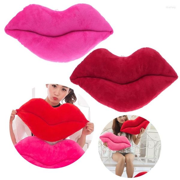 Party Dekoration Baumwolle Große Rote Sexy Lippen Rosa Kissen Taille Kissen Hause Valentinstag Geschenk Lippen Form Gefüllte Werfen