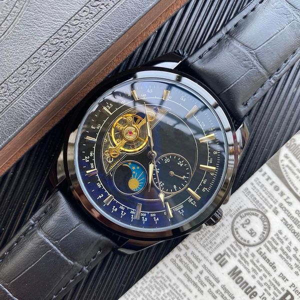 2023 U1 Top Sruge AAA Watch Mens Watch Watches Автоматические механические часы-наручные часы Сапфир 43-миллиметровый кожаный ремешок из нержавеющей стали Водостойкий