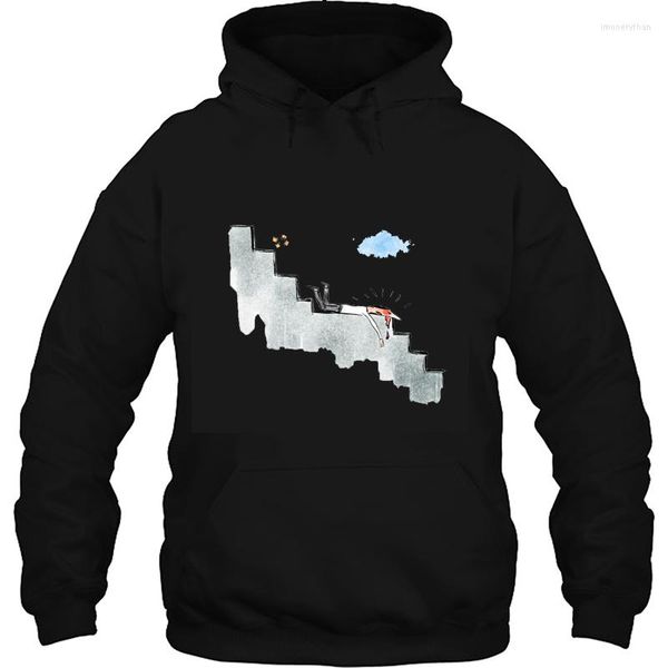 Hoodies masculinos Men Hoodie apenas se deitam onde você cai