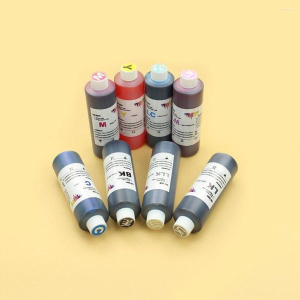 Kits de recarga de tinta dycjlfp 250ml/garrafa universal corante UV para 4000 4800 4880 7800 9800 7880 9880 DX5 Impressoras