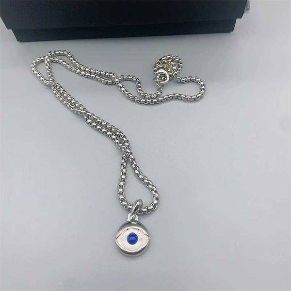 Luxus Designer Tennis Halskette Kette Evil Eye Modeschmuck Anhänger Damen Herren Design Party Silber Hip Hop Punk Herren Halsketten Namen Statement Schmuck