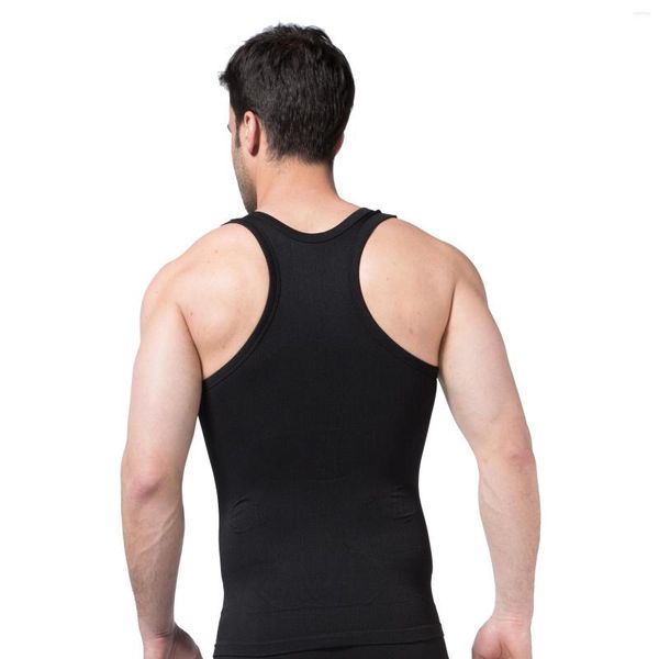 Männer Body Shaper Männer Abnehmen Bauch Shapewear Bauch Weste Mann Schwarz Nahtlose Schweiß-absorbierende Sport Korsett Für