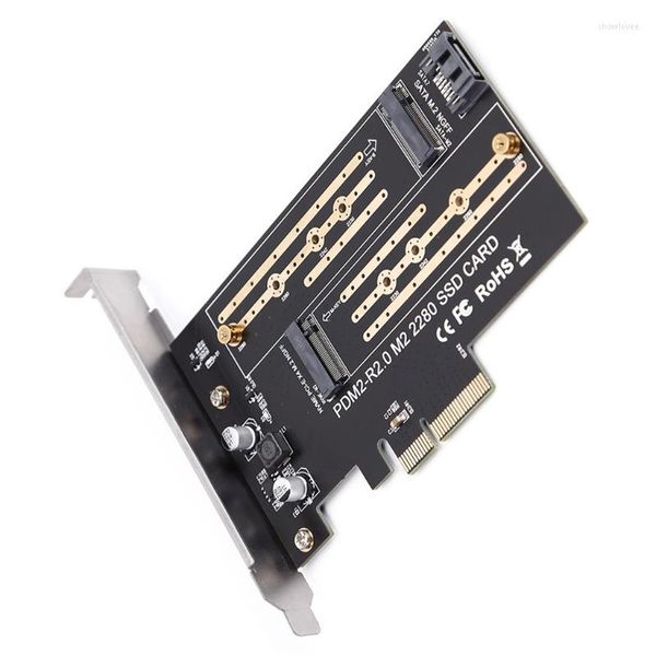 Computerkabel PCIE zu M2/M.2 Adapter Karte hinzufügen M.2 NVMe SSD NGFF Express 3.0 x4 M Key B M2 PCI-E K1KF