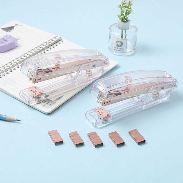 Руководство по металлу из редакции розового золота Stapler Edition Staplers Accessories Школьные канцелярские товары