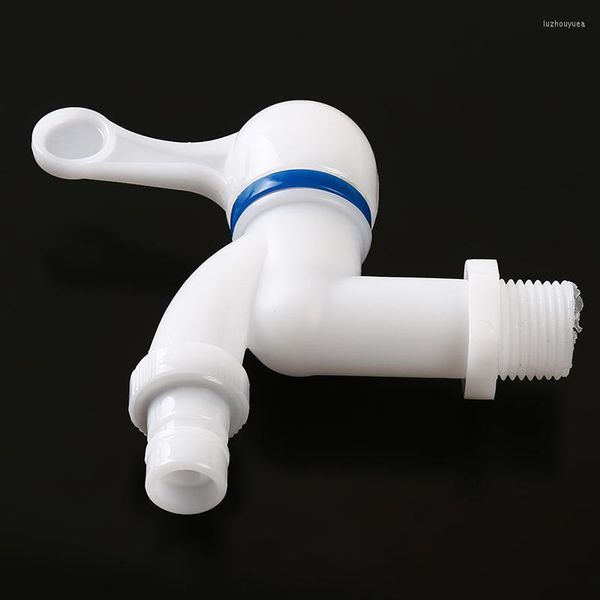 Rubinetti per lavandino del bagno Rubinetto in plastica ABS monopezzo Guarnizione filettata Anello in gomma Lavatrice Forniture domestiche semplici