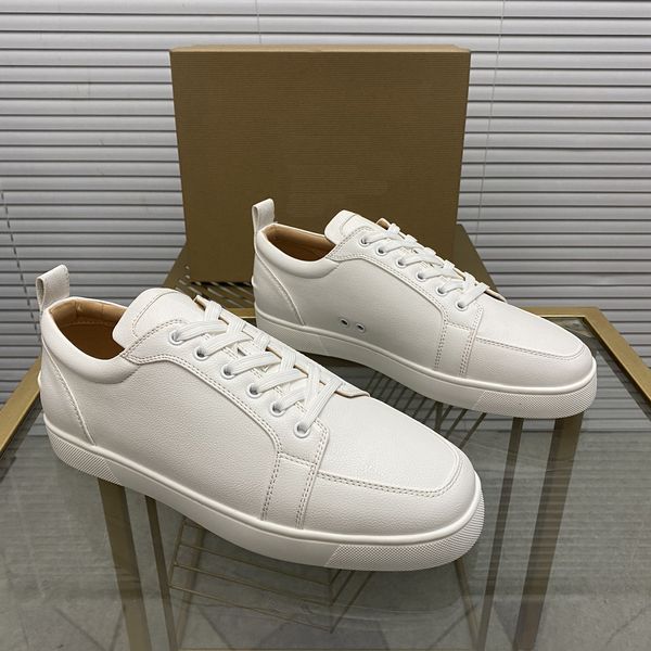 Top masculino sapatos cravejados elegantes, designer de couro real, estilo rocha de rocha unissex solas vermelhas sapatos de luxo feminino diamante incrustado sapato casual 00161