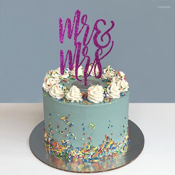 Festival Malzemeleri Rustik Düğün Dekor Ahşap Mektup MRMRS Love Cake Topper Gelin Damat Nişan Partisi Dekorasyon