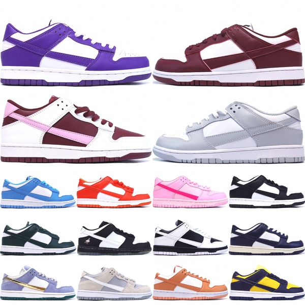 Klassische Leder-Herren-Damen-Laufschuhe Dunks Syracuse Valentinstag Triple Pink Grey Fog Vintage Navy Active Fuchsia Outdoor-Sneaker Größe 36-45