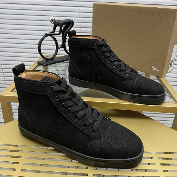 Stilvolle Herrenschuhe mit Nieten, handgefertigt aus echtem Leder, Designer-Rock-Stil, Unisex-Schuhe mit roten Sohlen, Luxusmode, diamantbesetzter Freizeitschuh für Damen 00204