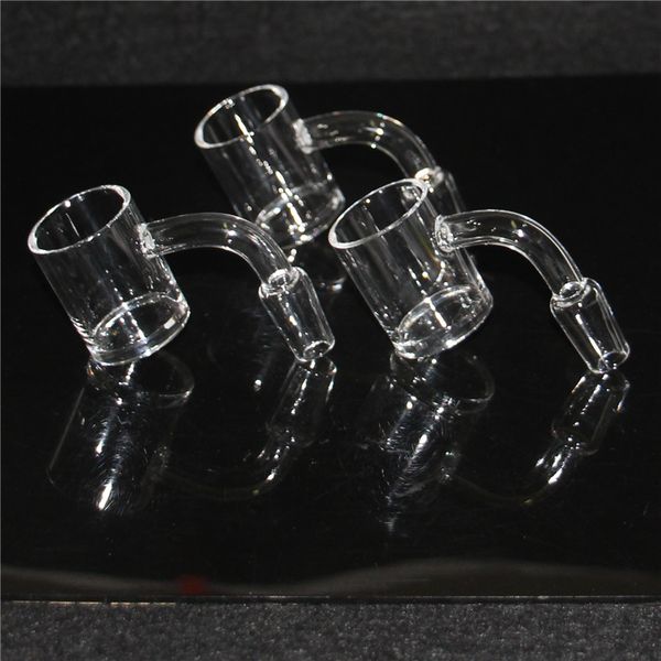 Caveohs top piatto 25 mm xl bangers xl 30 mm xxl fumatori spesso 5 mm sotto unghie di banger di quarzo a bordo con 10 mm da 14 mm 18 mm maschio 45 90 gradi per piattaforme olio tubi d'acqua