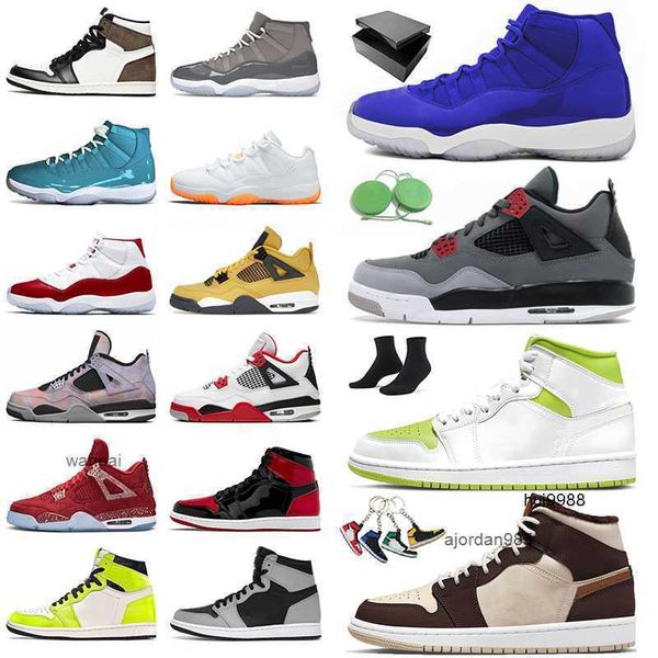 2023 Scarpe da basket classiche Miami Jumpman 1s Sport Scarpe da ginnastica da donna Bred Patent Infrared 4s Militare Nero 4 Uomini Scarpe da ginnastica Crema Cioccolato fondente JORDON JORDAB